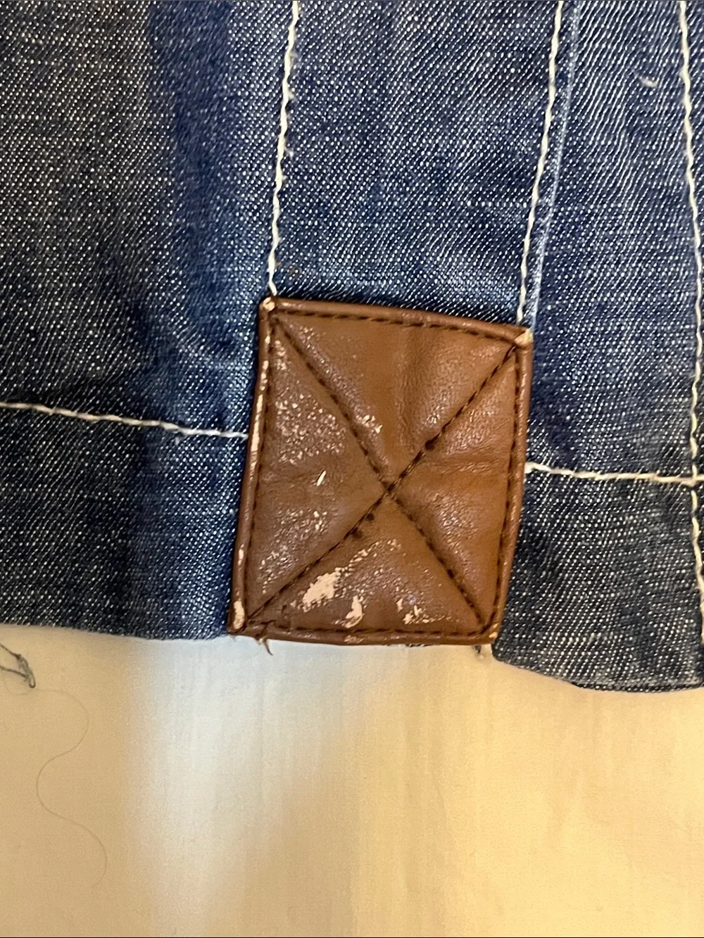 Double D Ranch Embroidered Denim Jacket - Blue Size Medium. - Picture 8 of 12